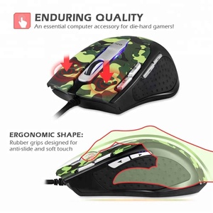 2018 Amazon top vendeur EasySMX Gaming Fraîche conception ESMBD-01 ergonomique <span class=keywords><strong>gamer</strong></span> souris avec camouflage couleur - Product Image 3