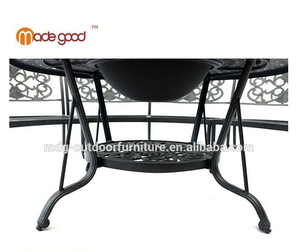 Aluminium métal grillage <span class=keywords><strong>salon</strong></span> <span class=keywords><strong>de</strong></span> <span class=keywords><strong>jardin</strong></span> en plein air meubles pièces résine osier extérieure - Product Image 2