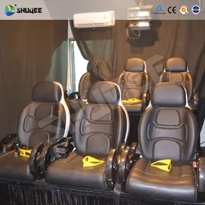 Machine de jeux vidéo professionnelle, étanche, chaise pour home cinéma 5d, simulateur d'arcade, course de voiture, noir