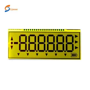 6 digit 7 segment lcd-scherm e inkt circulaire lcd display