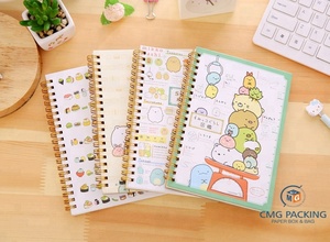 Venta al por mayor de Papel de cuaderno de espiral de línea cuaderno de tapa dura diario japonés bobina organizador planificador del programa - Product Image 2