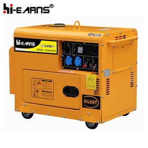 <span class=keywords><strong>5KW</strong></span> 静音型電動空冷式イエローカラーディーゼル発電機、大特価販売中 - Product Image 2