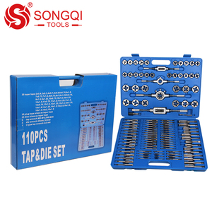 Songqi Chủ Đề Tap Và Dies 110 Cái Tap Và Die Set Thép Hợp Kim 5 Bộ HRC: 58-63 SQ-SZBY110C Hoàn Toàn Mặt Đất CN;GUA M2-M18 Số Liệu - Product Image 4