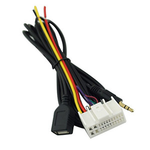 Chine auto voiture <span class=keywords><strong>ISO</strong></span> USB Radio faisceau de câblage ix 35 adaptateur connecteur Auto stéréo USA daptor plomb métier à tisser câble prise fil - Product Image 4