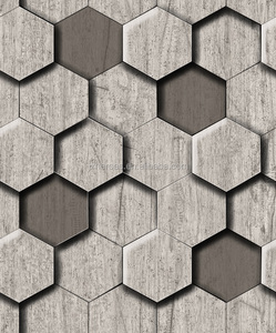 Papel Tapiz de PVC de Diseño Moderno de Alta Gama con Aspecto de Madera Antigua - Product Image 2