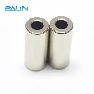 Balin Nhà Máy Giá N52 diametrically từ hóa xi lanh rỗng nam châm Neodymium