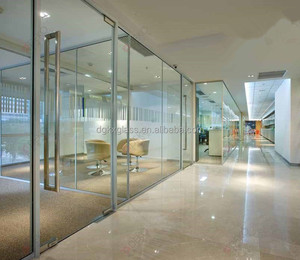 <span class=keywords><strong>Alibabba</strong></span> expresar china oiffice muebles 4 - 19 de vidrio transparente de partición de cristal de la pared - Product Image 3