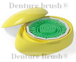 แปรงทำความสะอาดฟันปลอมระดับพรีเมียม พร้อมเปลือก ABS และขนแปรงไนลอน สำหรับการทำความสะอาดอย่างรวดเร็วและมีประสิทธิภาพ ดูแลผู้สูงอายุ หมายเลขสิทธิบัตร 5940749 - Product Image 2