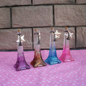 Thiết kế mới Eiffel tháp hình dạng kẹo chai thủy tinh cho trang trí nội thất - Product Image 2