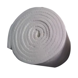 isolamento termico 1260c silicato di allumina in fibra ceramica coperta lana di fibra ceramica per la vendita