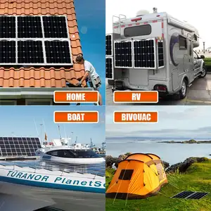 ราคาที่ดี Sunpower ที่มีความยืดหยุ่น50วัตต์12โวลต์แผงเซลล์แสงอาทิตย์สำหรับไฮบริดรถชาร์จแบตเตอรี่