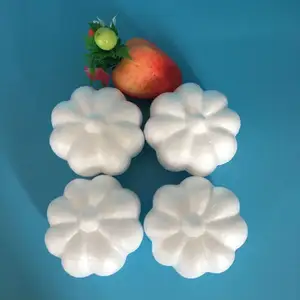 Calabazas de espuma artificiales, venta al por mayor, blanco