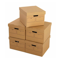 Venta al por mayor de embalaje de cartón cajas de archivo por archivo de embalaje