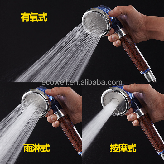 Лейка для душа из германиевого камня с минеральным фильтром