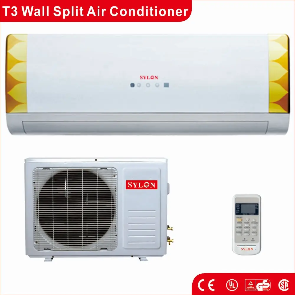 Salida de aire de 4 vías, certificado CE, estándar, modos de sueño cómodos, aire acondicionado montado en la pared