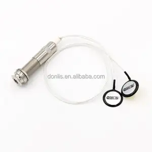 Donlis 6.35mm 피에조 2 변환기 다른 악기에 대한 엔드 핀 잭과 어쿠스틱 기타 픽업