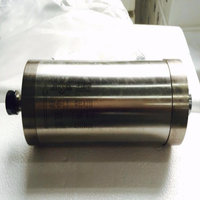 Motor Spindle CNC Kecepatan Tinggi K&R TECH 0.8kw 380V 24000rpm untuk Mesin Bor, Komponen Inti Bearing dengan Sambungan BT30 dan Penjepit