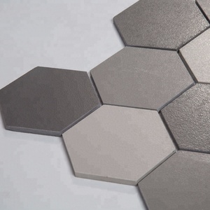Schomex Vente en gros Meilleures ventes <span class=keywords><strong>Carreaux</strong></span> de mur de salle de bain en céramique gris <span class=keywords><strong>hexagonaux</strong></span> modernes Design <span class=keywords><strong>parquet</strong></span> - Product Image 4