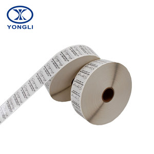 Rollo de vinilo personalizado con impresión de funciones transparentes, pegatina con <span class=keywords><strong>fondo</strong></span> <span class=keywords><strong>transparente</strong></span> y texto en negro - Product Image 6