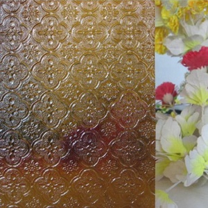 Verre à motif de fil d'or brun foncé de 4 mm pour mur-rideau, utilisation solaire, salle de bain - Étanche, écologique - Product Image 2