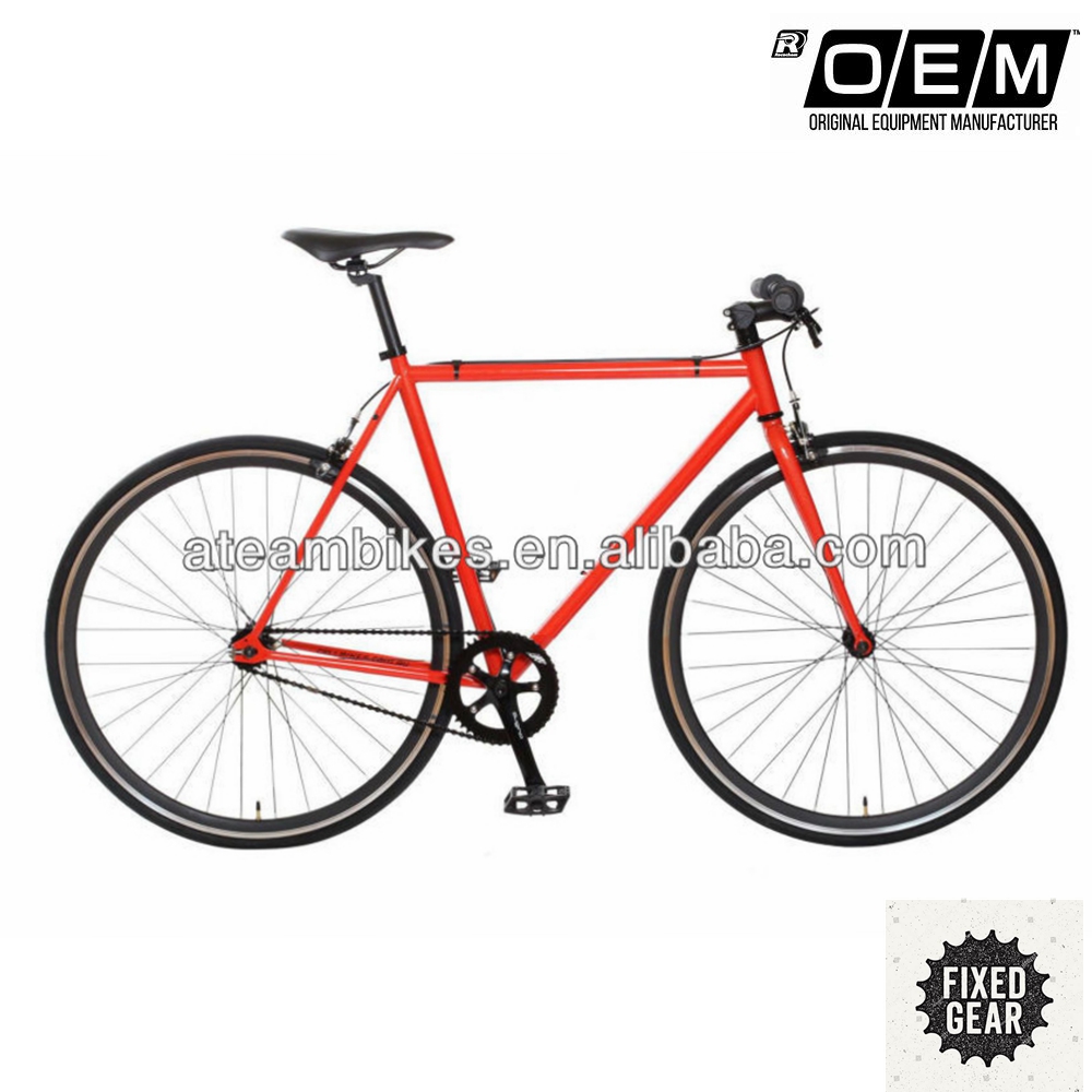 700C Fixed Gear Bike - Unisex Single Speed White Fixie