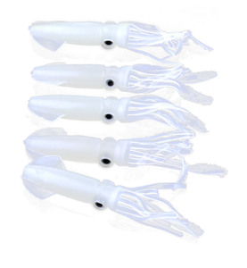 Spedizione gratuita HENGJAI di alta qualità 5 pz/borsa bagliore luminoso pesca esca morbida calamaro polpo gonne esche esche - Product Image 6