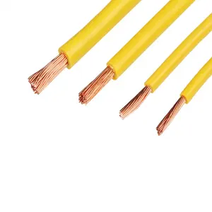 BVR 4mm2 cuivre pur conducteur isolé par pvc de noyau simple de ménage câble électrique flexible