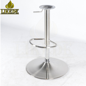 Hot Sale 304# Stainless Steel Metal bar Chair Base Swivel bar <strong>Stool</strong> Base bar <strong>Stool</strong> <strong>Legs</strong> - Product Image 4