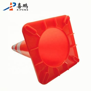 Cono de tráfico para seguridad vial, 2,3 kg, 70cm, <span class=keywords><strong>PVC</strong></span>, naranja, suave, venta de fábrica - Product Image 2