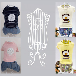 고품질 메탈 반려동물 강아지 옷 디스플레이 소형견 옷걸이 마네킹 모델 - Product Image 4