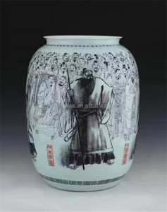 Florero <span class=keywords><strong>de</strong></span> porcelana <span class=keywords><strong>de</strong></span> hueso clásico real <span class=keywords><strong>de</strong></span> lujo al por mayor china con dibujo a mano - Product Image 2