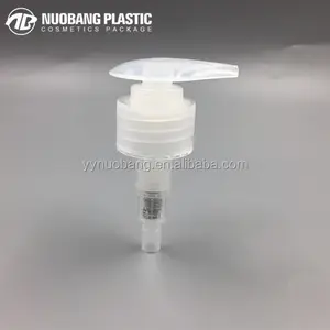 Pompe à lotion transparente en plastique 28 410 PCR