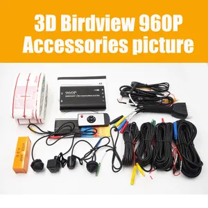 DV360-3D नवीनतम विशेष मॉडल के 360 पक्षी देखें चैनल कार कैमरा dvr