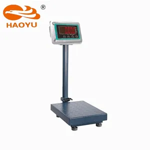 Platform floor type weighing scale 500kg digital luggage scale HaoYu 1 year for scale scale calibration weight