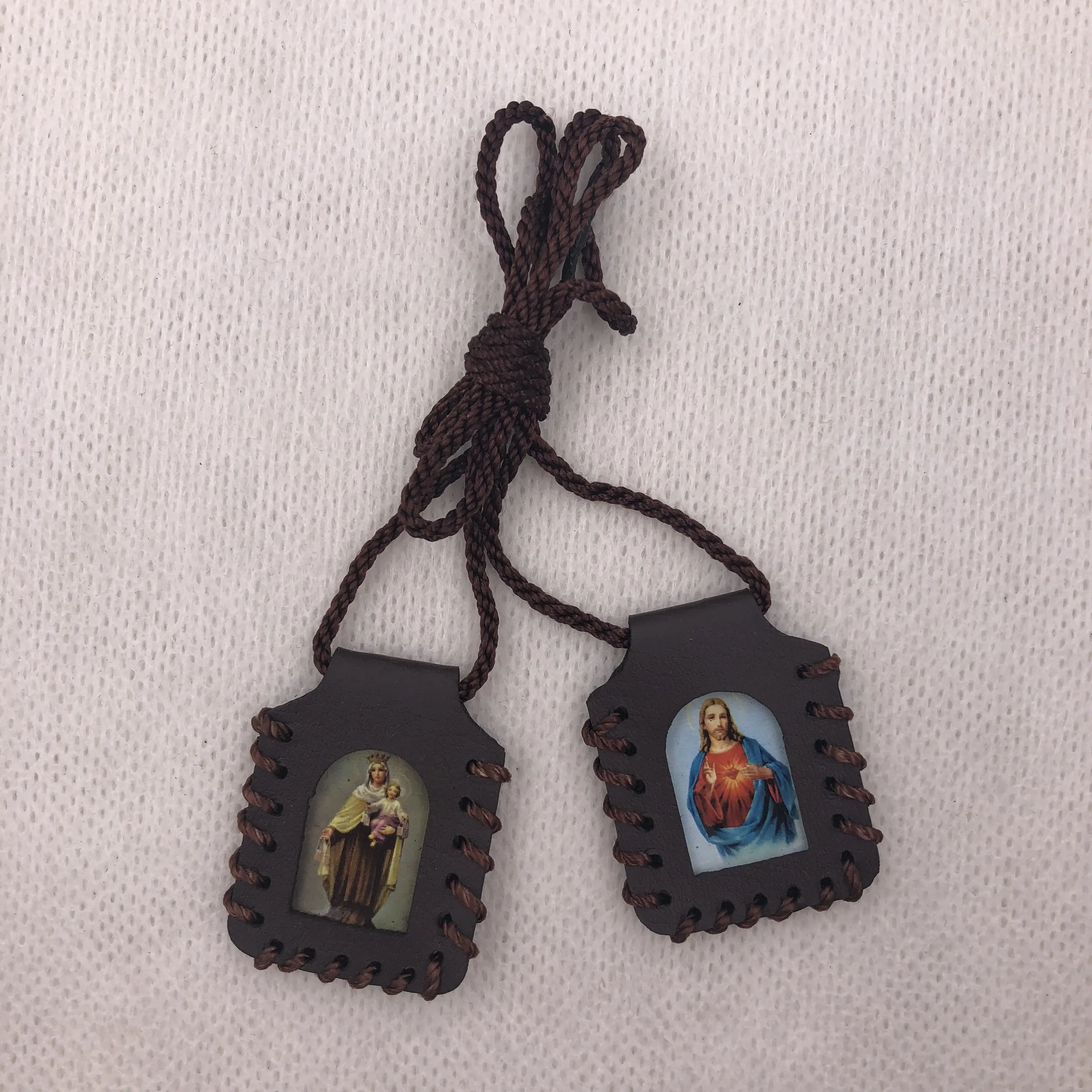 Eco-Friendly Material Jesus I trust in You scapulars Factory wholesale scapularscustom catholic scapular necklace