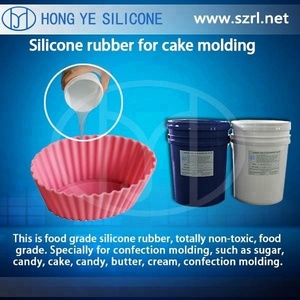Caoutchouc de silicone de qualité alimentaire en silicone Hong <span class=keywords><strong>Ye</strong></span> pour moules à gâteaux-échantillon gratuit fabriqué dans le Guangdong - Product Image 4