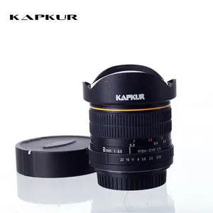 Vente chaude 8mm f/3.5 Super Ultra Fisheye Pour Pentax, Canon, Nikon, Olympus