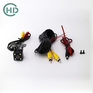 กล้องมองหลังรถยนต์ LED 4ตัวพร้อมกล้อง IP67กันน้ำด้านหลังสีดำติดด้านหลัง170 - Product Image 4