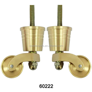 <span class=keywords><strong>Roulettes</strong></span> contemporaines en laiton et alliage de zinc pour meubles, roue durable de 32 mm avec tige filetée pour installation - Product Image 1