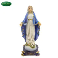 बिक्री के लिए फैक्टरी मूल्य polyresin मैरी ईसाई की मदद प्रतिमा