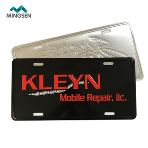 Plaque d'<span class=keywords><strong>immatriculation</strong></span> de voiture, en aluminium gaufré, impression personnalisée - Product Image 2