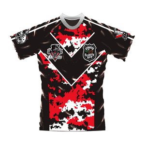 Vendita calda di Rugby della maglia su misura all'ingrosso sublimata Rugby calcio uniforme - Product Image 1