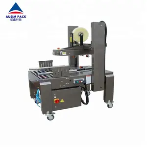 High Quality Grade Upgraded Semi-Automatic Toys And A4 paper Box Carton Case Sealing Tapping Machine