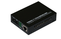 Convertidor de Fibra a RJ45 SFP de 1 Puerto, Ethernet 10/100/1000M Gigabit, Convertidor de Medios de Fibra SFP