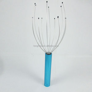 vibrante <span class=keywords><strong>testa</strong></span> collo del cuoio capelluto polpo rilascio dello stress rilassarsi strumento massaggiatore - Product Image 3