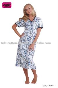 Vestido de noche de verano de talla grande para mujer, bonitos pantalones cortos de satén de algodón, ropa de dormir - Product Image 2