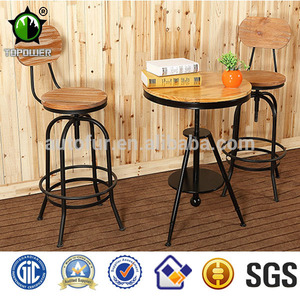La industria Vintage madera y Metal <span class=keywords><strong>Toledo</strong></span> taburetes - Product Image 2