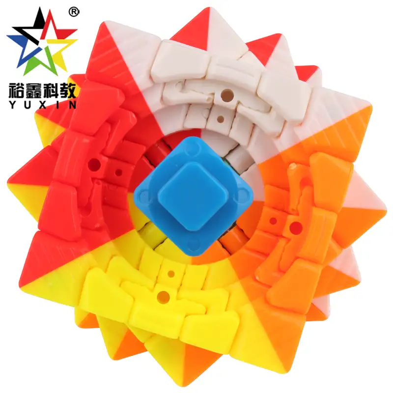 Yuxin Puzzle Kubus Magnetik, 1515 6.25Cm 146G Anti-POP Tanpa Stiker Warna Plastik ABS 5*5*5