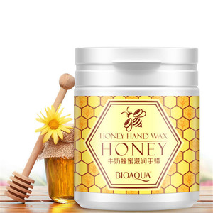 BIOAQUA 170g Crème pour les mains au miel et au lait, blanchissante, anti-gerçures, hydratante, éliminant les peaux mortes, masque pour les mains - Product Image 5