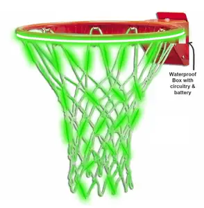 Groothandel Goedkope Glow Basketbal Netto Top Kwaliteit Mini Basketbal Hoepel